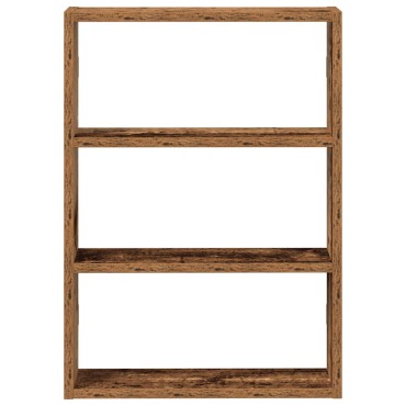 vidaXL Ράφι τοίχου Παλιό ξύλο 43x9x60cm Κατασκευασμένο ξύλο 1 τεμ.