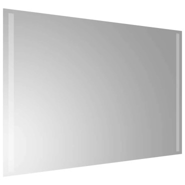 vidaXL Καθρέφτης Μπάνιου με LED 90x60 εκ.