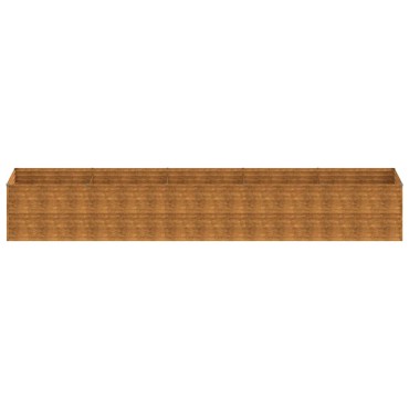 vidaXL Ζαρντινιέρα 479 x 100 x 69 εκ. από Ατσάλι Σκληρυθέν στον Αέρα