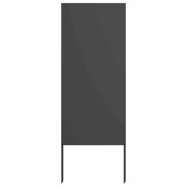 vidaXL Οθόνη Ιδιωτικότητας Κήπου Μαιανδρικό σχέδιο Μαύρο 50 x 140 εκ