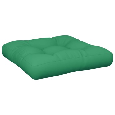 vidaXL Μαξιλάρι Παλέτας Πράσινο 60x60x12cm Υφασμάτινο