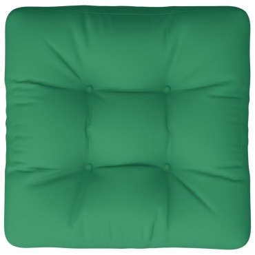 vidaXL Μαξιλάρι Παλέτας Πράσινο 60x60x12cm Υφασμάτινο
