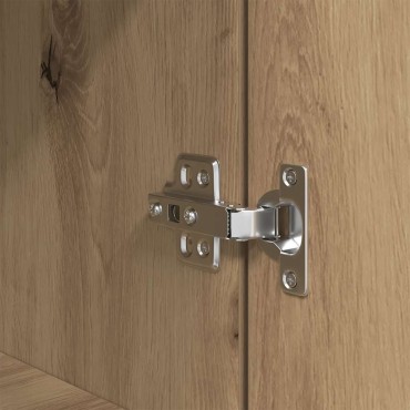 vidaXL Ντουλάπι Αρτισιανή Δρυς 37,5x35x180cm από Επεξεργασμένο Ξύλο 1 τεμ.
