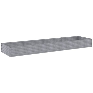 vidaXL Ζαρντινιέρα 387 x 100 x 36 εκ. από Ατσάλι Σκληρυθέν στον Αέρα