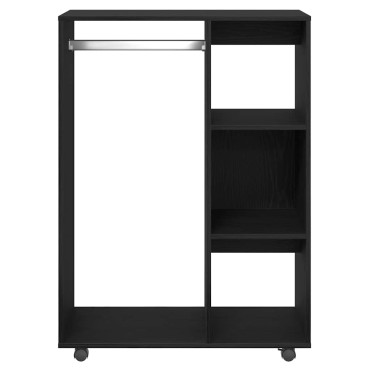 vidaXL Ντουλάπα Μαύρη Δρυς 80x40x110cm από Τεχνητό Ξύλο 1 τεμ.