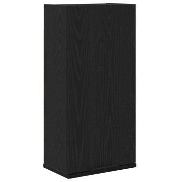 vidaXL Ντουλάπι Τοίχου Μαύρο Δρυς 32x20x67cm από Τεχνητό Ξύλο 1 τεμ.