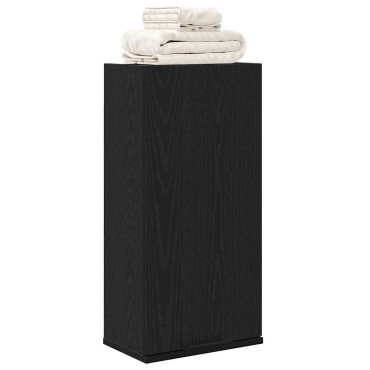 vidaXL Ντουλάπι Τοίχου Μαύρο Δρυς 32x20x67cm από Τεχνητό Ξύλο 1 τεμ.