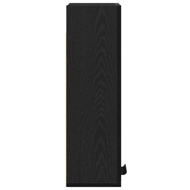 vidaXL Ντουλάπι Τοίχου Μαύρο Δρυς 32x20x67cm από Τεχνητό Ξύλο 1 τεμ.