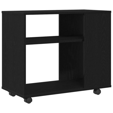 vidaXL Βοηθητικό Τραπεζάκι Μαύρο Δρυς 70x35x60cm από Τεχνητό Ξύλο 1 τεμ.