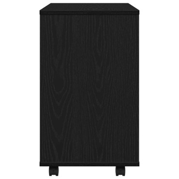 vidaXL Βοηθητικό Τραπεζάκι Μαύρο Δρυς 70x35x60cm από Τεχνητό Ξύλο 1 τεμ.