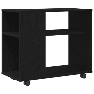 vidaXL Βοηθητικό Τραπεζάκι Μαύρο Δρυς 70x35x60cm από Τεχνητό Ξύλο 1 τεμ.