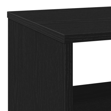 vidaXL Βοηθητικό Τραπεζάκι Μαύρο Δρυς 70x35x60cm από Τεχνητό Ξύλο 1 τεμ.