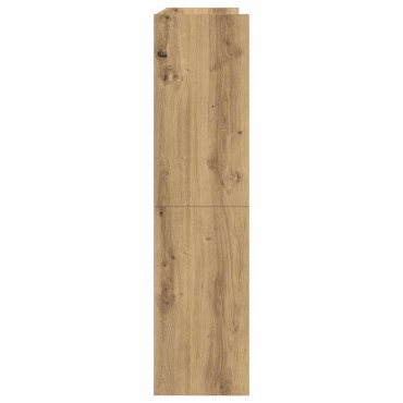 Ράφι παπουτσιών vidaXL Artisan Oak 80x25x100cm Κατασκευασμένο ξύλο