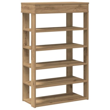 Ράφι παπουτσιών vidaXL Artisan Oak 60x30x98cm Κατασκευασμένο ξύλο