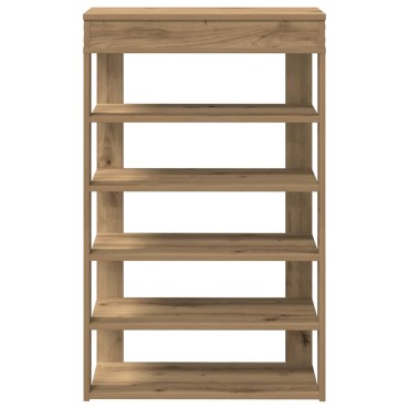 Ράφι παπουτσιών vidaXL Artisan Oak 60x30x98cm Κατασκευασμένο ξύλο