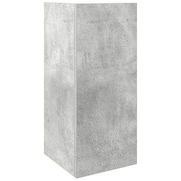 vidaXL Τραπεζάκι με ράφι Γκρι Σκυροδέματος 25,5x27x60cm 1 τεμ.