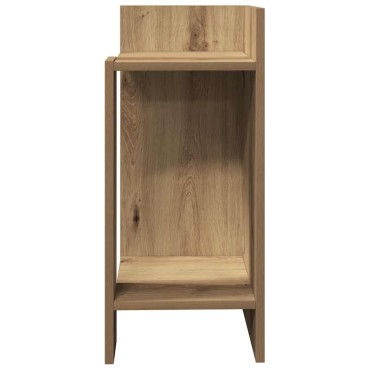 vidaXL Τραπεζάκι με ράφι Αρτισιανή Δρυς 25,5x27x60cm 1 τεμ.