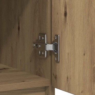 vidaXL Συρταριέρα με Συρτάρια Τεχνίτης Δρυς 71x35x84cm Επεξ. Ξύλο 1 τεμ.