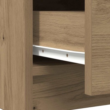 vidaXL Συρταριέρα με Συρτάρια Τεχνίτης Δρυς 71x35x84cm Επεξ. Ξύλο 1 τεμ.