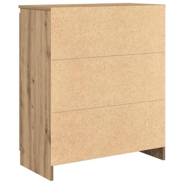 vidaXL Συρταριέρα με Συρτάρια Τεχνίτης Δρυς 71x35x84cm Επεξ. Ξύλο 1 τεμ.