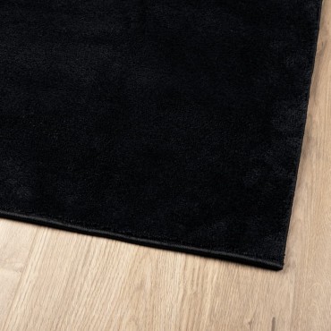 vidaXL Χαλί OVIEDO με Κοντό Πέλος Μαύρο 240x240cm