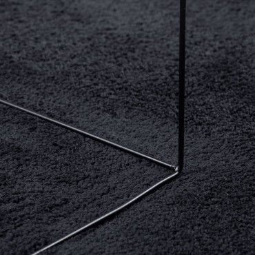 vidaXL Χαλί OVIEDO με Κοντό Πέλος Μαύρο 240x240cm