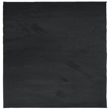 vidaXL Χαλί OVIEDO με Κοντό Πέλος Μαύρο 240x240cm