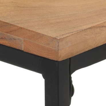 vidaXL Τραπέζι Κονσόλα 110x35x75cm από Μασίφ Ξύλο Ακακίας 1 τεμ.