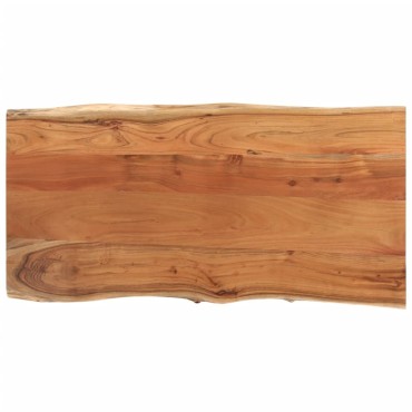 vidaXL Επιφάνεια Τραπεζιού Ορθογώνια 80x40x2,5cm Μασίφ Ξύλο Ακακίας 1 τεμ.