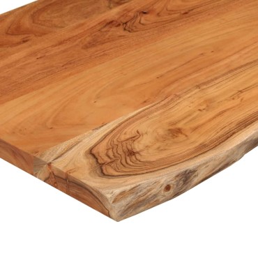 vidaXL Επιφάνεια Τραπεζιού Ορθογώνια 80x40x2,5cm Μασίφ Ξύλο Ακακίας 1 τεμ.