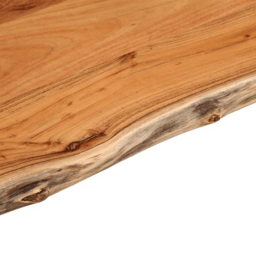 vidaXL Επιφάνεια Τραπεζιού Ορθογώνια 80x40x2,5cm Μασίφ Ξύλο Ακακίας 1 τεμ.