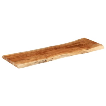 vidaXL Επιφάνεια Τραπεζιού Ορθογώνια 120x40x3,8cm Μασίφ Ξύλο Ακακίας 1 τεμ.