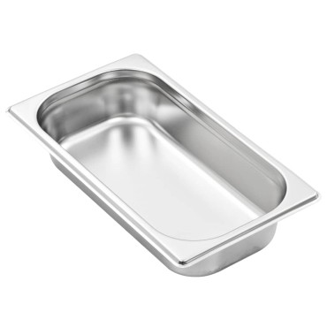 vidaXL Λεκάνες Gastronorm 8 τεμ. GN 1/3 65 χιλ. από Ανοξείδωτο Ατσάλι