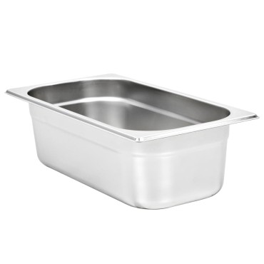 vidaXL Λεκάνες Gastronorm 8 τεμ. GN 1/3 100 χιλ. από Ανοξείδωτο Ατσάλι