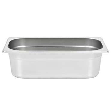 vidaXL Λεκάνες Gastronorm 8 τεμ. GN 1/3 100 χιλ. από Ανοξείδωτο Ατσάλι