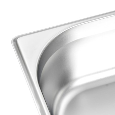 vidaXL Λεκάνες Gastronorm 8 τεμ. GN 1/3 100 χιλ. από Ανοξείδωτο Ατσάλι