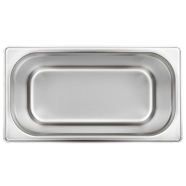 vidaXL Λεκάνες Gastronorm 4 τεμ. GN 1/3 200 χιλ. από Ανοξείδωτο Ατσάλι