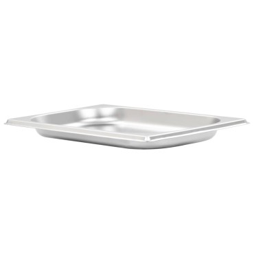 vidaXL Λεκάνες Gastronorm 12 τεμ. GN 1/4 20 χιλ. από Ανοξείδωτο Ατσάλι