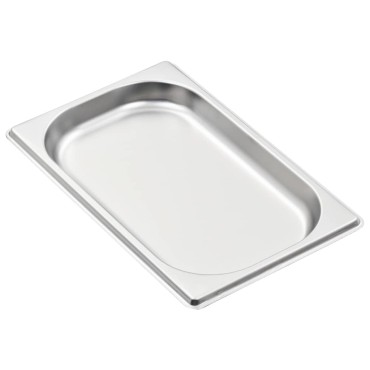 vidaXL Λεκάνες Gastronorm 12 τεμ. GN 1/4 20 χιλ. από Ανοξείδωτο Ατσάλι