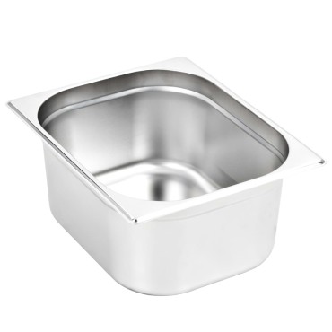 vidaXL Λεκάνες Gastronorm 2 τεμ. GN 1/2 150 χιλ. από Ανοξείδωτο Ατσάλι