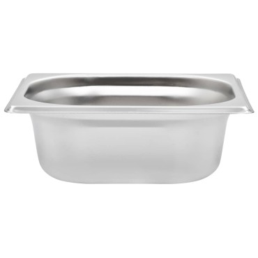 vidaXL Λεκάνες Gastronorm 12 τεμ. GN 1/6 65 χιλ. από Ανοξείδωτο Ατσάλι