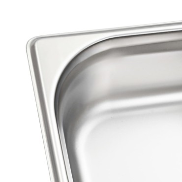vidaXL Λεκάνες Gastronorm 12 τεμ. GN 1/6 65 χιλ. από Ανοξείδωτο Ατσάλι