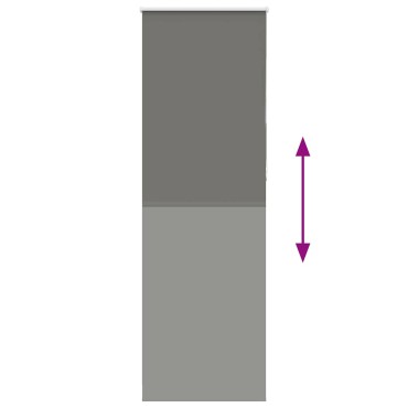 vidaXL Ρολέρ Μπλακάουτ γκρί 75x230 cm Πλάτος υφάσματος 70,7 cm