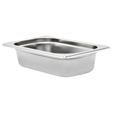 vidaXL Λεκάνες Gastronorm 8 τεμ. GN 1/4 65 χιλ. από Ανοξείδωτο Ατσάλι