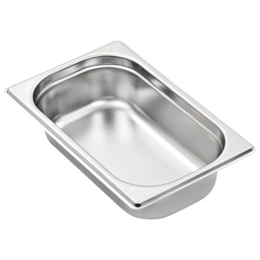 vidaXL Λεκάνες Gastronorm 8 τεμ. GN 1/4 65 χιλ. από Ανοξείδωτο Ατσάλι