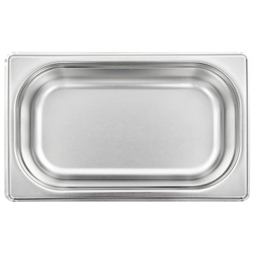 vidaXL Λεκάνες Gastronorm 8 τεμ. GN 1/4 65 χιλ. από Ανοξείδωτο Ατσάλι