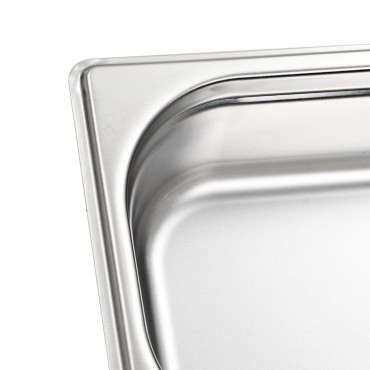 vidaXL Λεκάνες Gastronorm 8 τεμ. GN 1/4 65 χιλ. από Ανοξείδωτο Ατσάλι