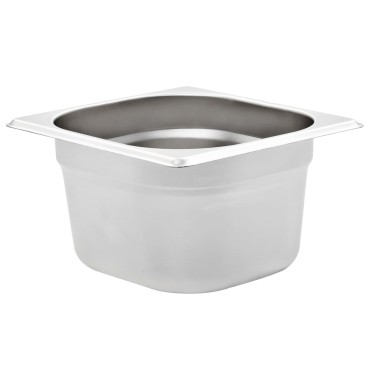 vidaXL Λεκάνες Gastronorm 12 τεμ. GN 1/6 100 χιλ. Ανοξείδωτο Ατσάλι