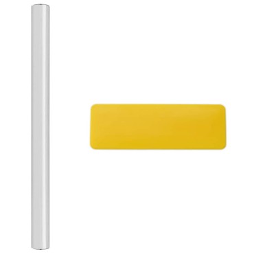 vidaXL Μεμβράνη καθρέφτη 2 pcs Ασημί PET